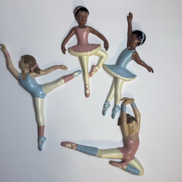Homco Burwood Product Co. Vintage 1991 Ballerinas (set of 4) - Picture 2 of 6